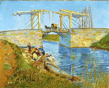 Brug te Arles van Vincent van Gogh
